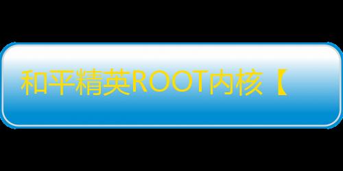 和平精英ROOT内核【super内核】外挂